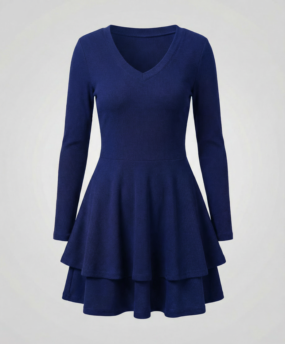 Women's Wrap Dress Ruffles | Heidi Fashion