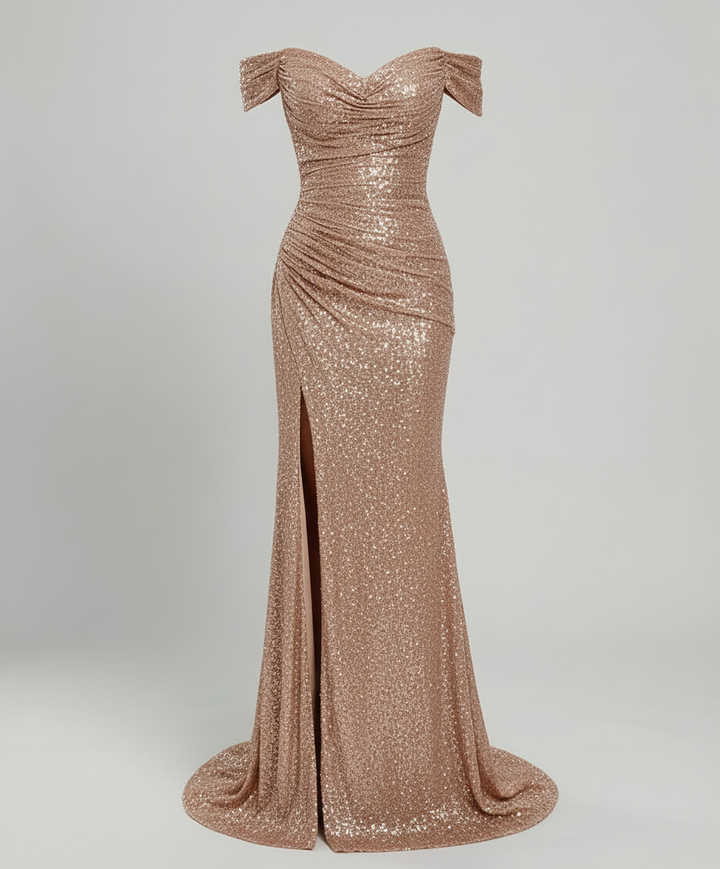 Elegant Off Shoulder Evening Dress Women | Amarae