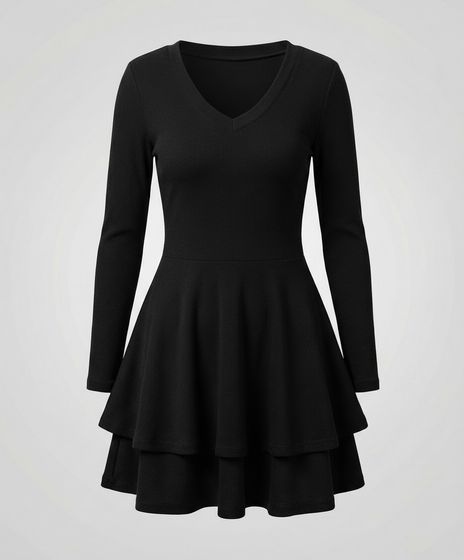 Women's Wrap Dress Ruffles | Heidi Fashion