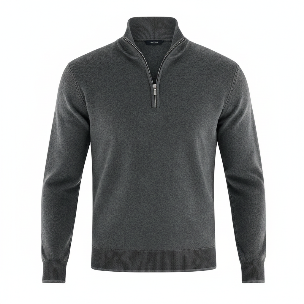More Elegant Merino Comfort Pullover Women Zipper Modern Knitting | Amarae