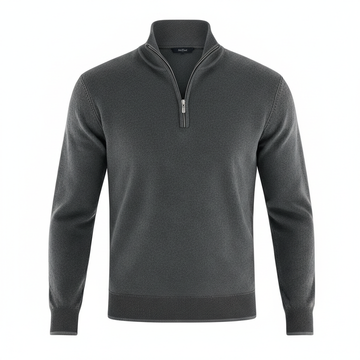 More Elegant Merino Comfort Pullover Women Zipper Modern Knitting | Amarae