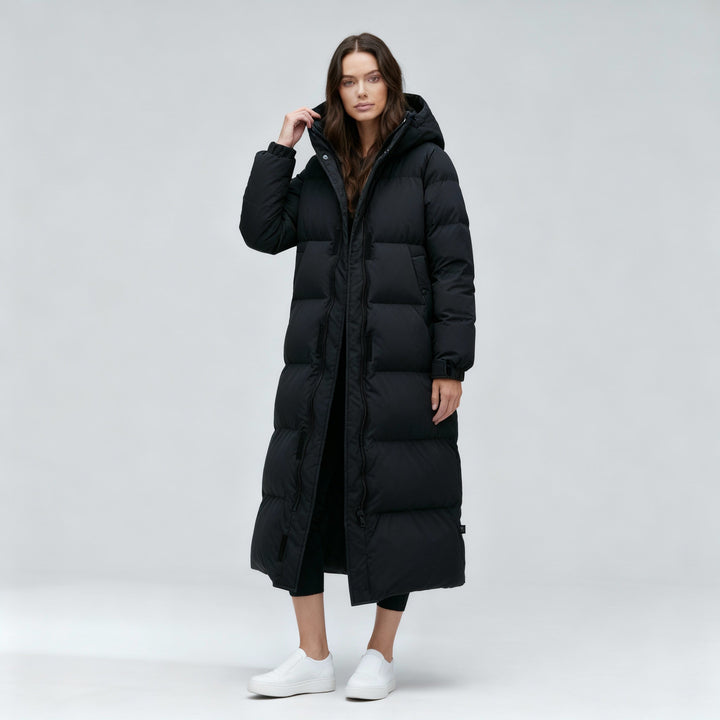 Windproof Long Winter Jacket Women | Amarae