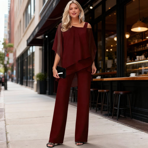 Amarae | Luxury Chiffon Set for Elegant Evenings