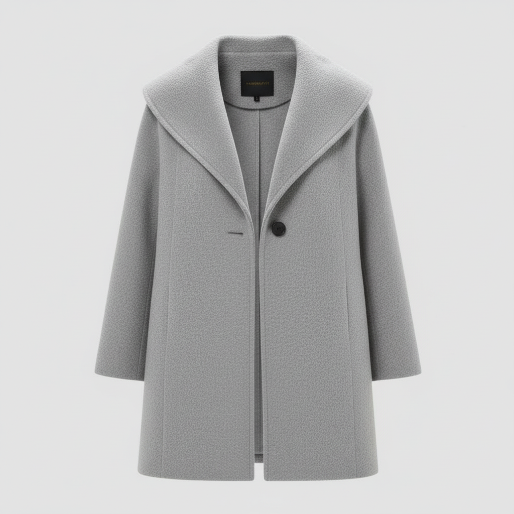 Windproof women's coat with shawl collar | Amarae