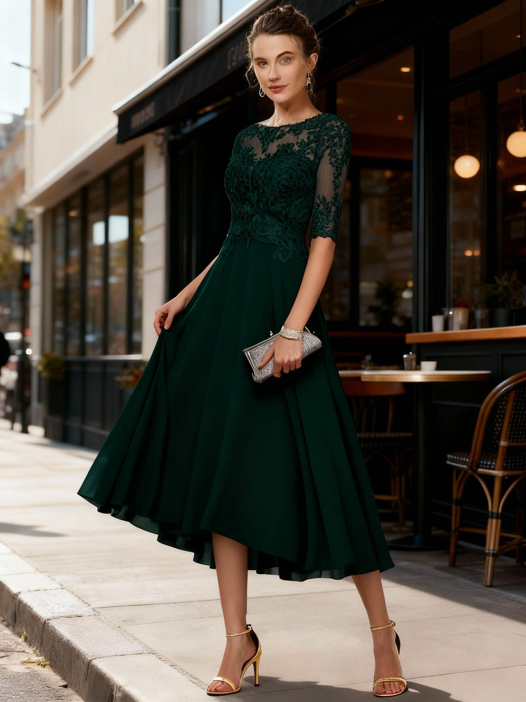 Lune London | Satin Elegance Evening Dress