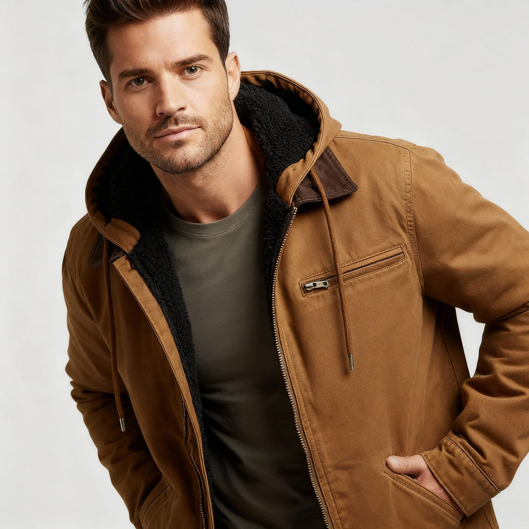 Functional Waterproof Outdoor Winter Parka Jacket with Hood Polyester | Amarae