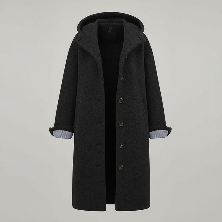 Elegant Winter Coat Women Comfort Long Coat Fleece | Amarae