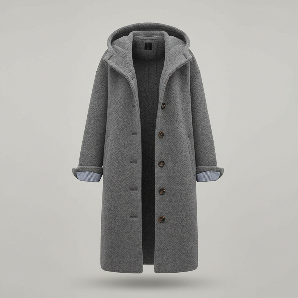 Elegant Winter Coat Women Comfort Long Coat Fleece | Amarae