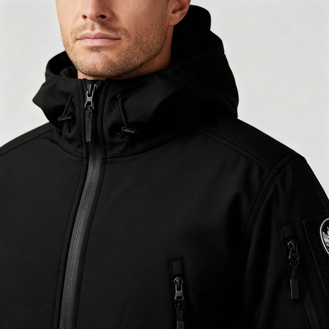 Amarae Men's Outdoor Set with Hooded Jacket and Cargo Pants