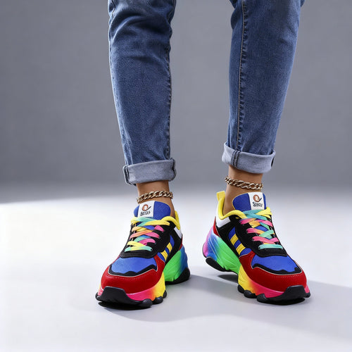 Amarae | Women's Orthopedic Shoes Rainbow Ultra Lightweight Shock Absorbing Arch Support Wide Toe Box