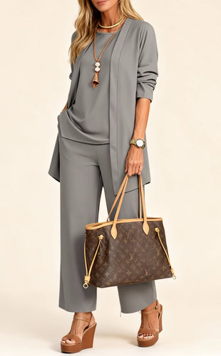 Amarae | Three Piece Set – Top & Pants for Women