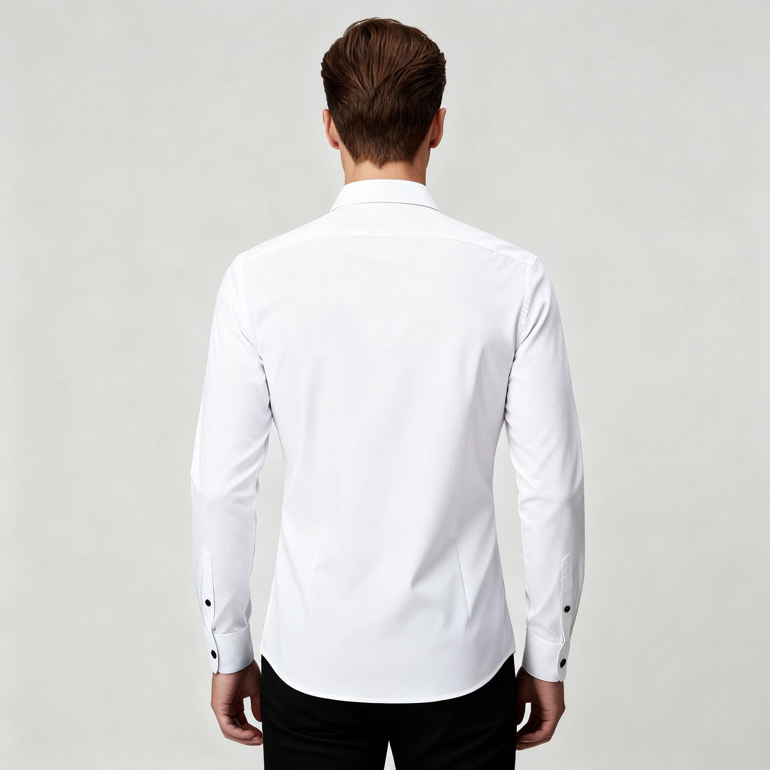 Non-Iron Stretch Shirt Men Slim Fit | Amarae