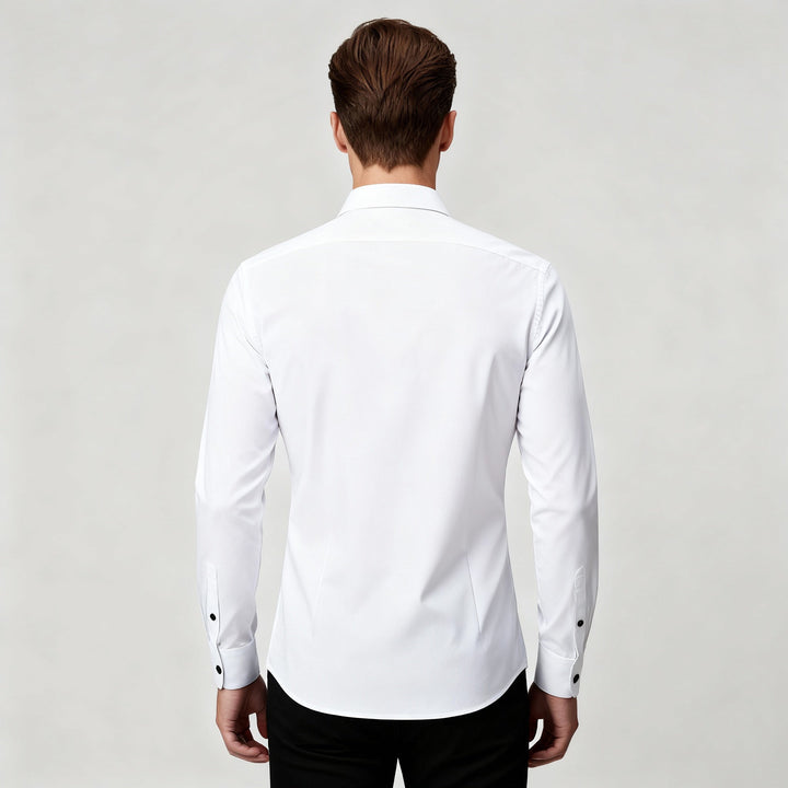 Non-Iron Stretch Shirt Men Slim Fit | Amarae