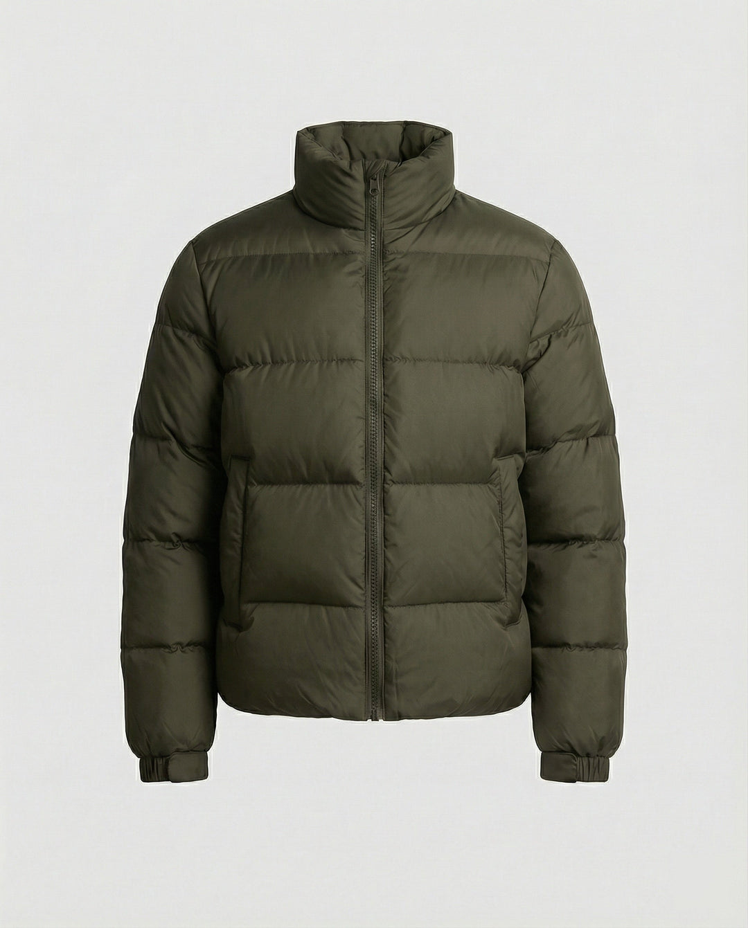 Men's puffer jacket made of duck feathers with warmth & hood | Amarae