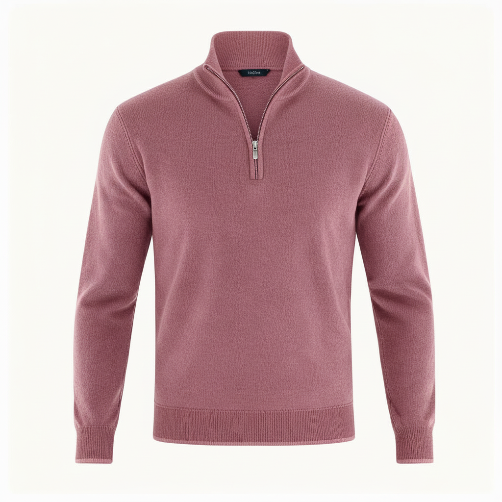 More Elegant Merino Comfort Pullover Women Zipper Modern Knitting | Amarae