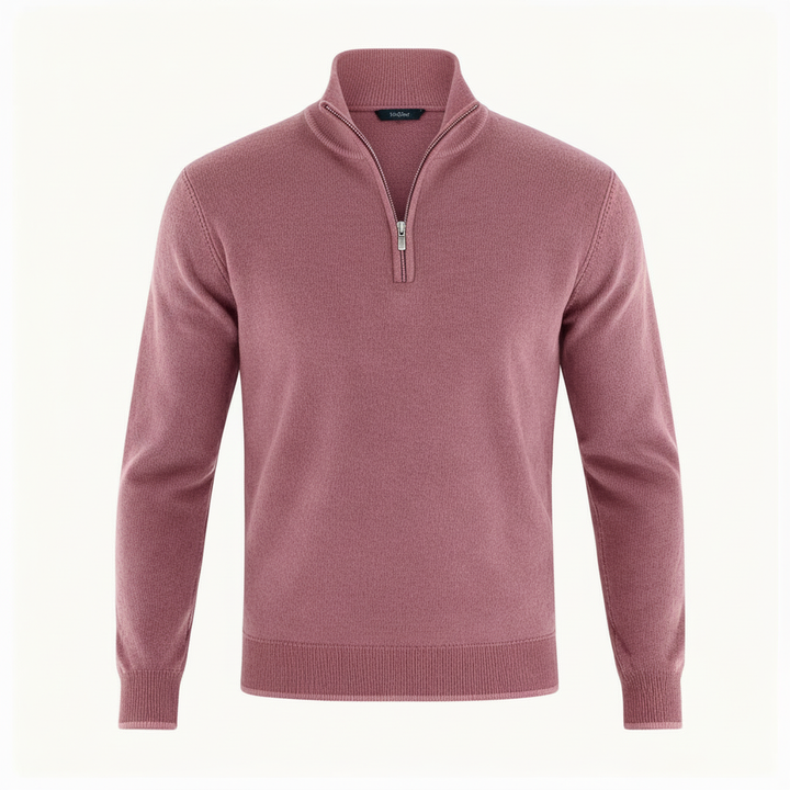 More Elegant Merino Comfort Pullover Women Zipper Modern Knitting | Amarae