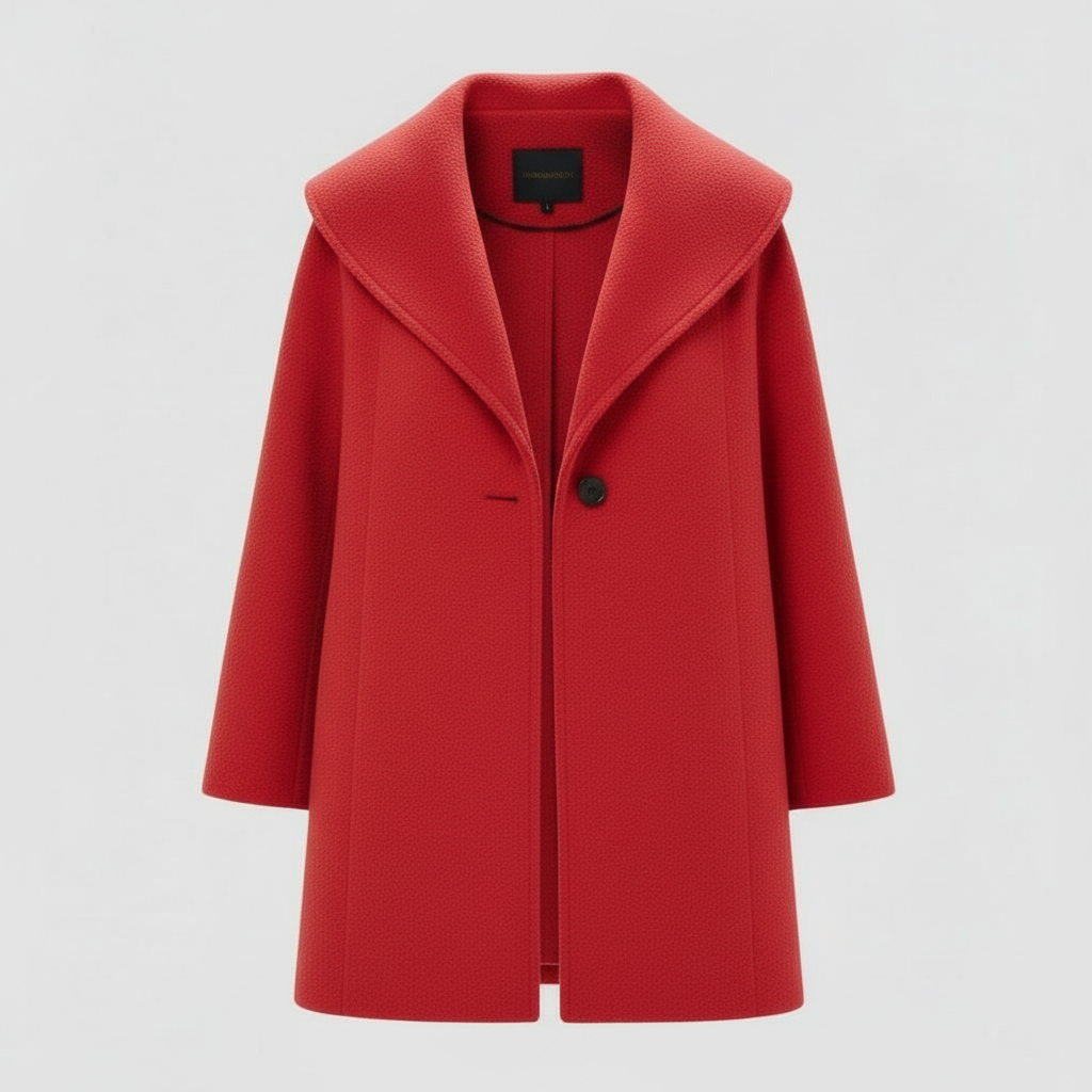 Windproof women's coat with shawl collar | Amarae