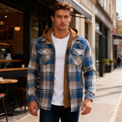 Chic Und Stil | Padded Lumberjack Jacket