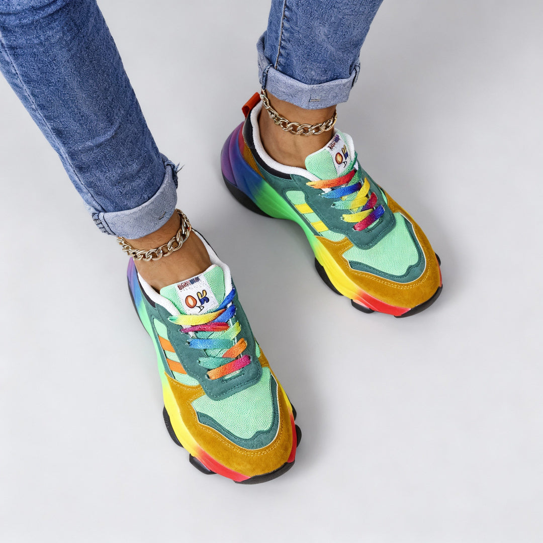 Lune London | Women's Orthopedic Shoes Rainbow Ultra Lightweight Shock Absorbing Arch Support Wide Toe Box
