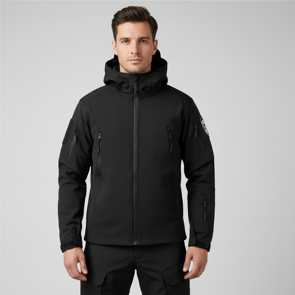 Amarae Men's Outdoor Set with Hooded Jacket and Cargo Pants