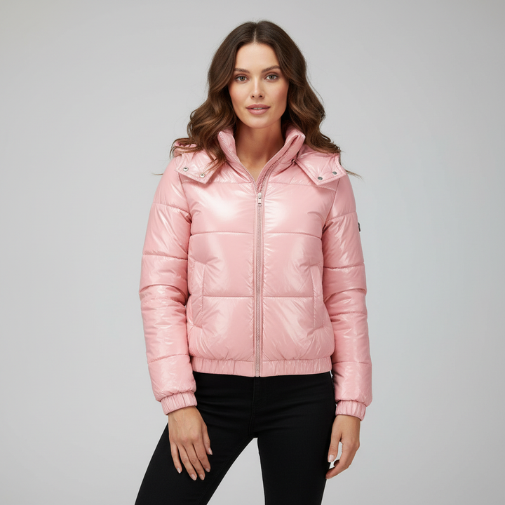 Shiny Water Repellent Thermo Comfort Winter Jacket Women | Amarae