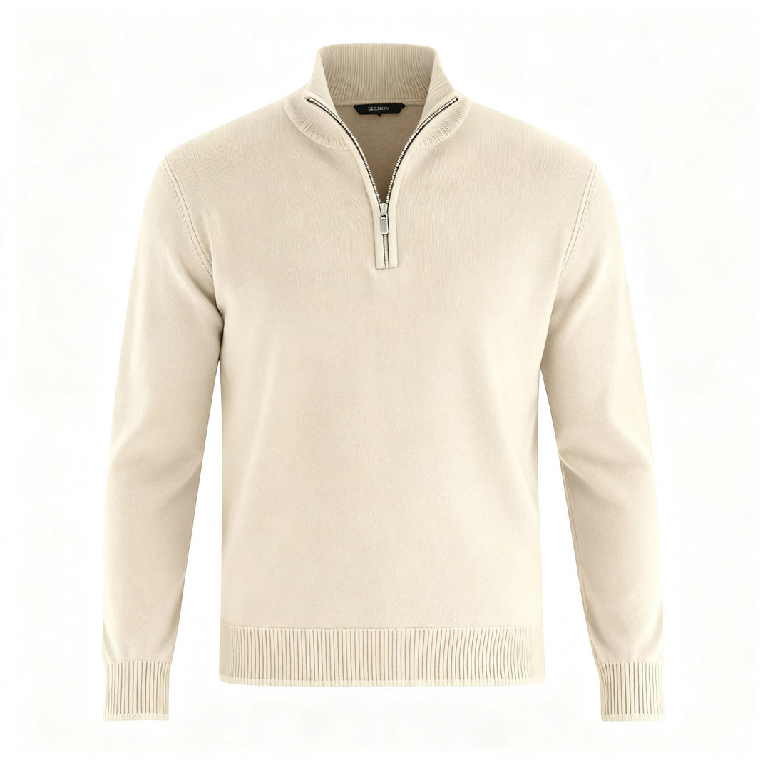 More Elegant Merino Comfort Pullover Women Zipper Modern Knitting | Amarae