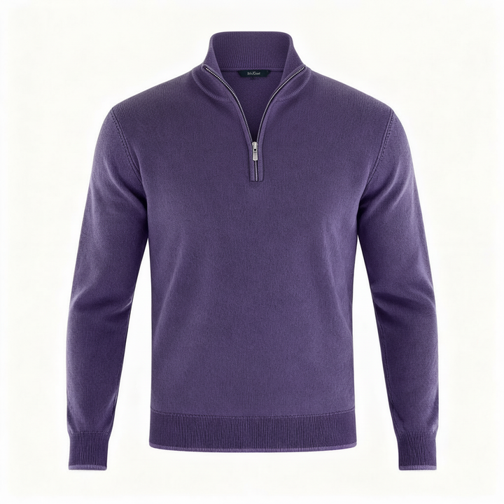 More Elegant Merino Comfort Pullover Women Zipper Modern Knitting | Amarae