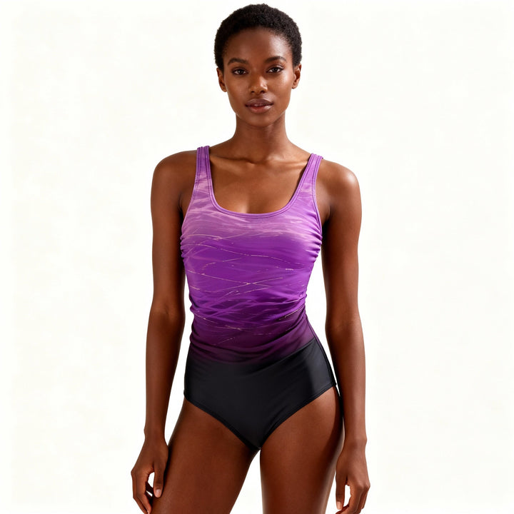 Lune London | One-Piece Sport Swimsuit Quick-Drying Comfortable & Trendy Ombre Design
