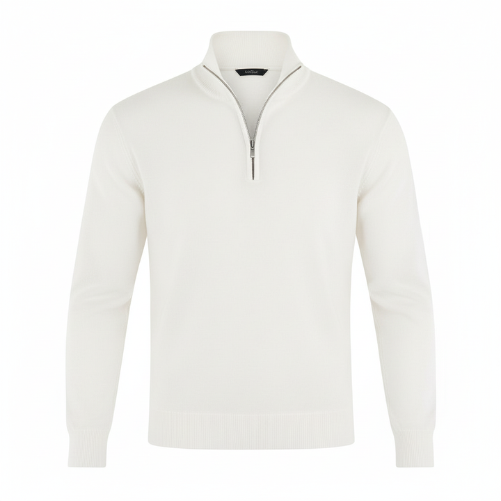 More Elegant Merino Comfort Pullover Women Zipper Modern Knitting | Amarae