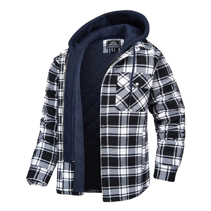 Lune London | Checked Men's Coat with Classic Touch