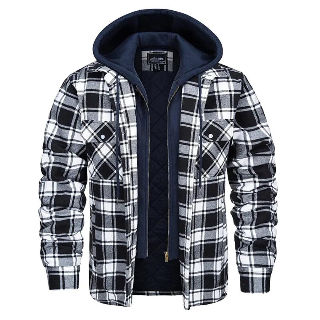 Lune London | Checked Men's Coat with Classic Touch