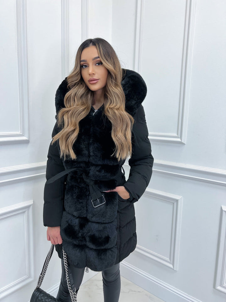 Lune London | Stylish Hooded Jacket with Belt