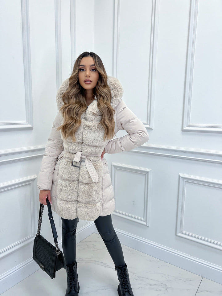 Lune London | Stylish Hooded Jacket with Belt