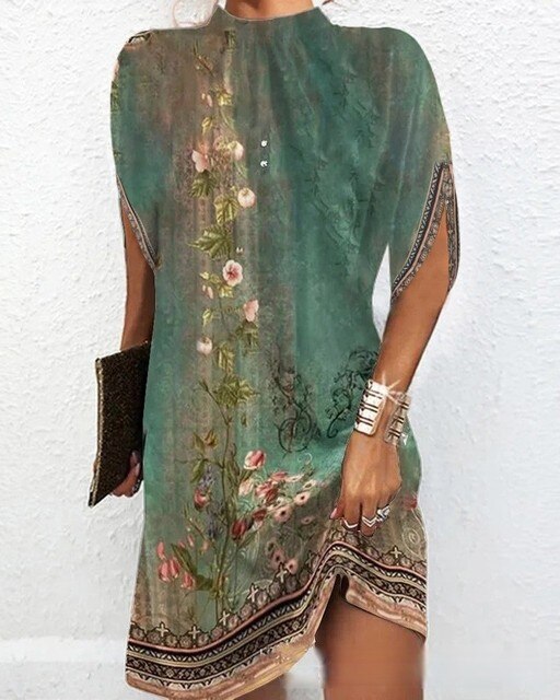 Lune London | Fashion dress with bat sleeves