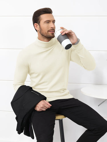 Amarae | Roll Neck Sweater - Men's Slim Fit