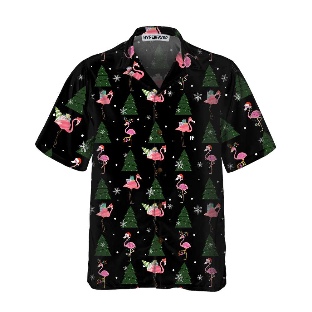 Lune London | Flamant Merry Christmas to you all T-shirt Hawaii, Fun Christmas T-shirt, Best Christmas gift idea