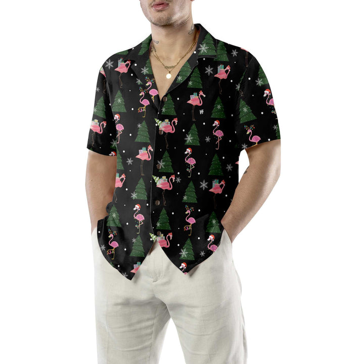Lune London | Flamant Merry Christmas to you all T-shirt Hawaii, Fun Christmas T-shirt, Best Christmas gift idea