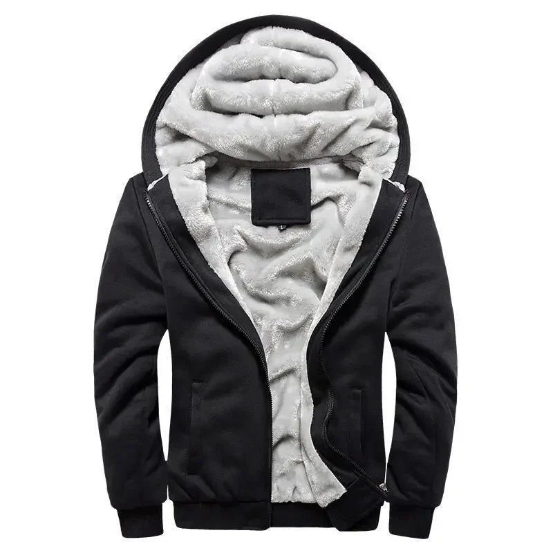 Amarae | Fleece jacket for men - With hood, Winter