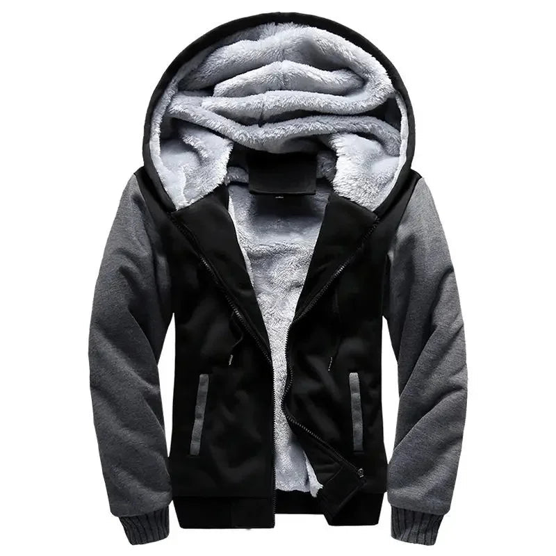 Amarae | Fleece jacket for men - With hood, Winter