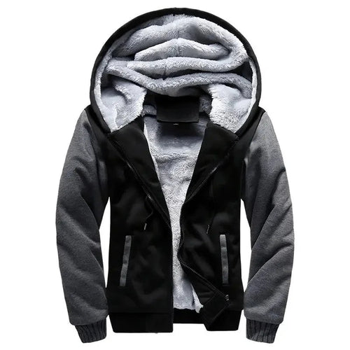 Amarae | Fleece jacket for men - With hood, Winter