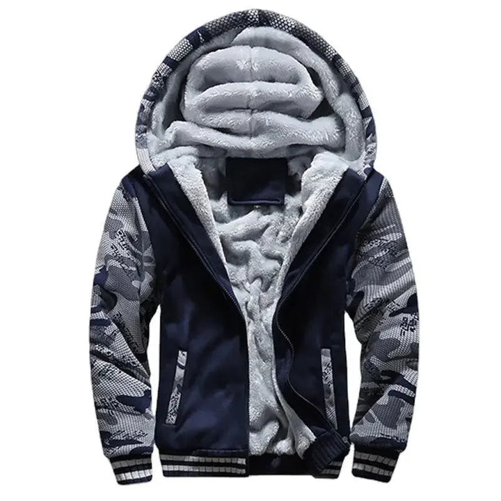 Amarae | Fleece jacket for men - With hood, Winter