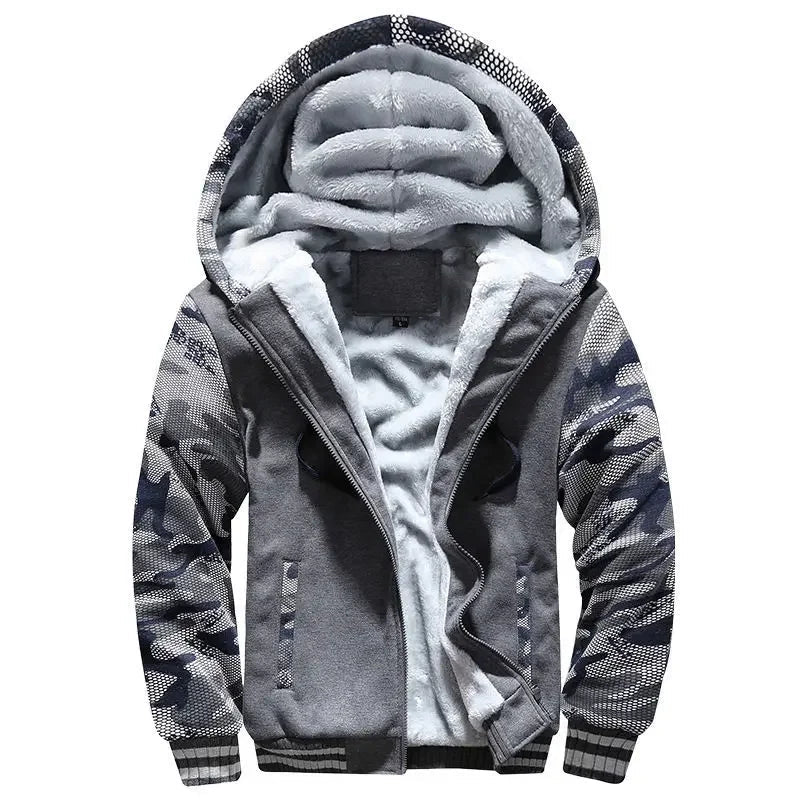 Amarae | Fleece jacket for men - With hood, Winter