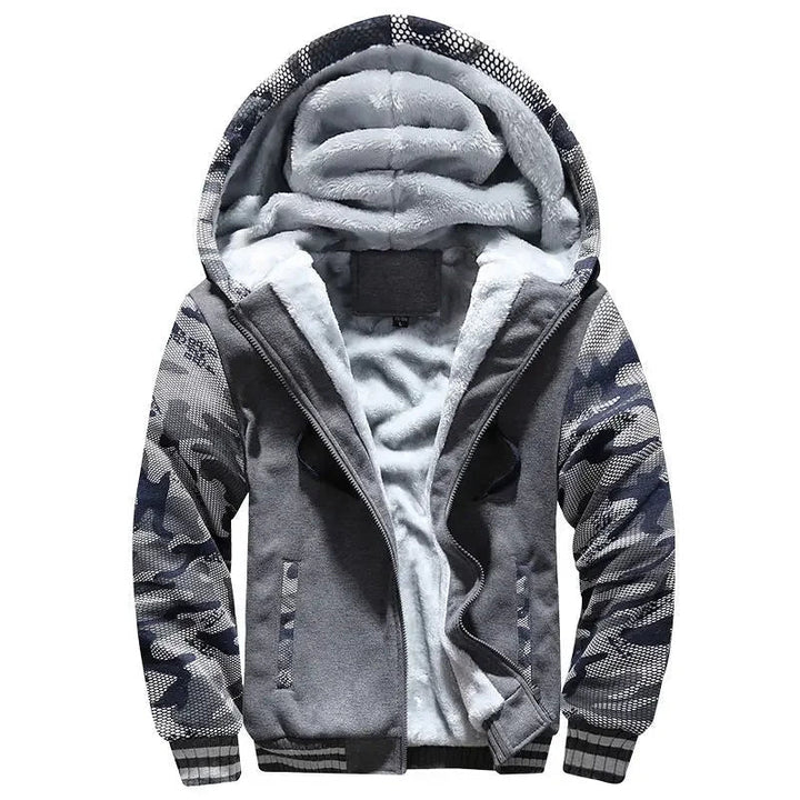 Amarae | Fleece jacket for men - With hood, Winter