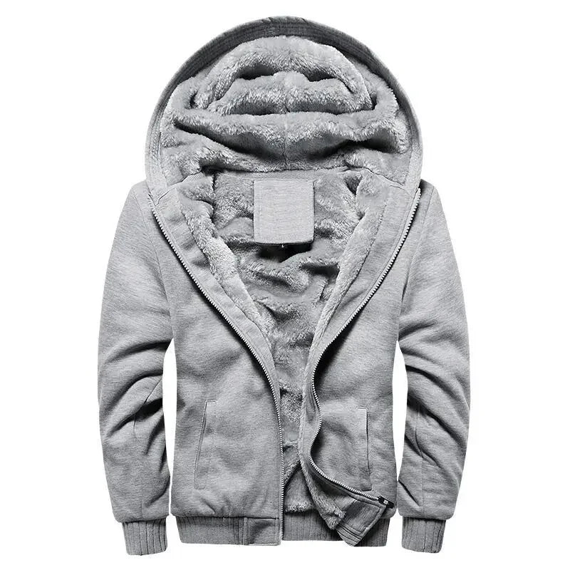 Amarae | Fleece jacket for men - With hood, Winter
