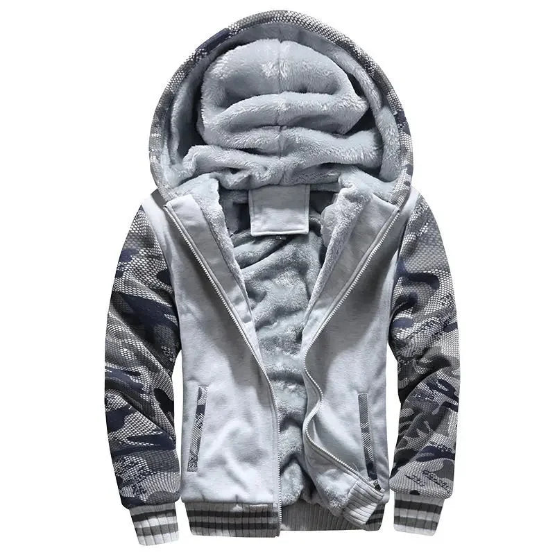 Amarae | Fleece jacket for men - With hood, Winter