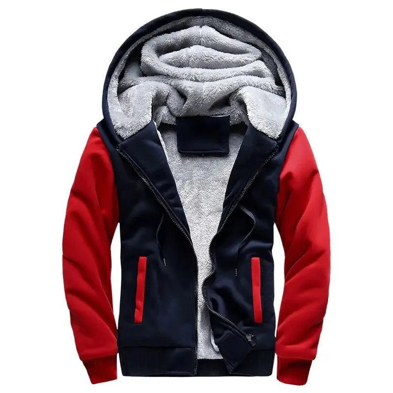 Amarae | Fleece jacket for men - With hood, Winter