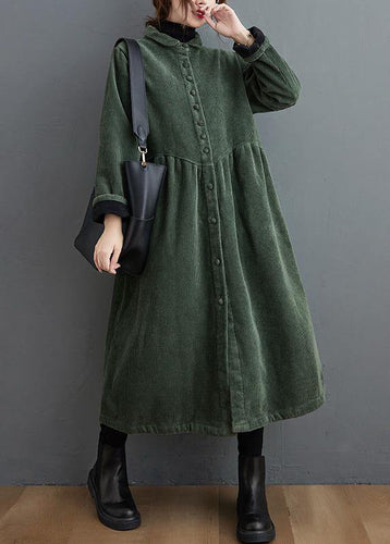 Amarae | black and green corduroy coats Inspiration thick fitted coats for women