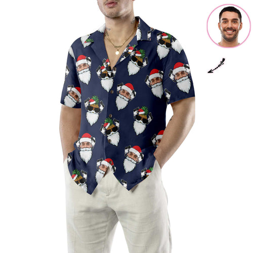 Amarae | Fun Hawaiian shirt for Santa Customized shirt, Fun Santa T-shirt, Personalized Christmas gift