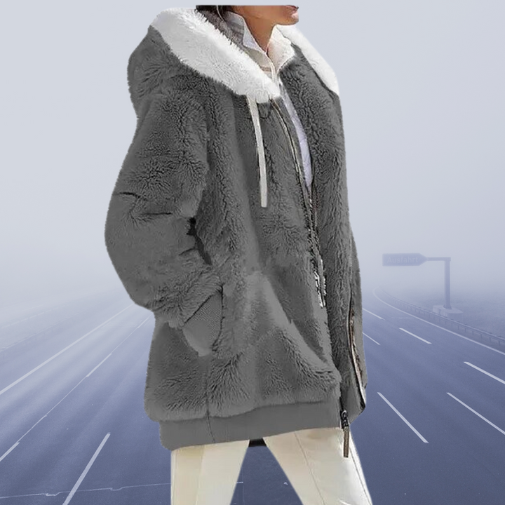 Lune London | Oversized Teddy Jacket for Women Comfortable and Warm Winter Coat