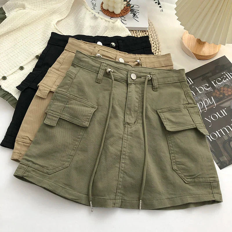 Lune London | Women's Mini Skirt with High Waist in A-Line